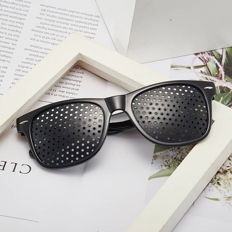Lunettes Sténopé Welsberg Noir - Entraînement Et Relaxation Des Yeux, Réduction Fatigue Visuelle - Pour écrans, Lecture - 9