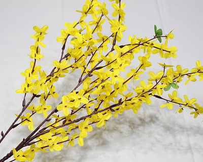 78cm Deko Kunstblumen Forsythien Zweig Home Strauss
