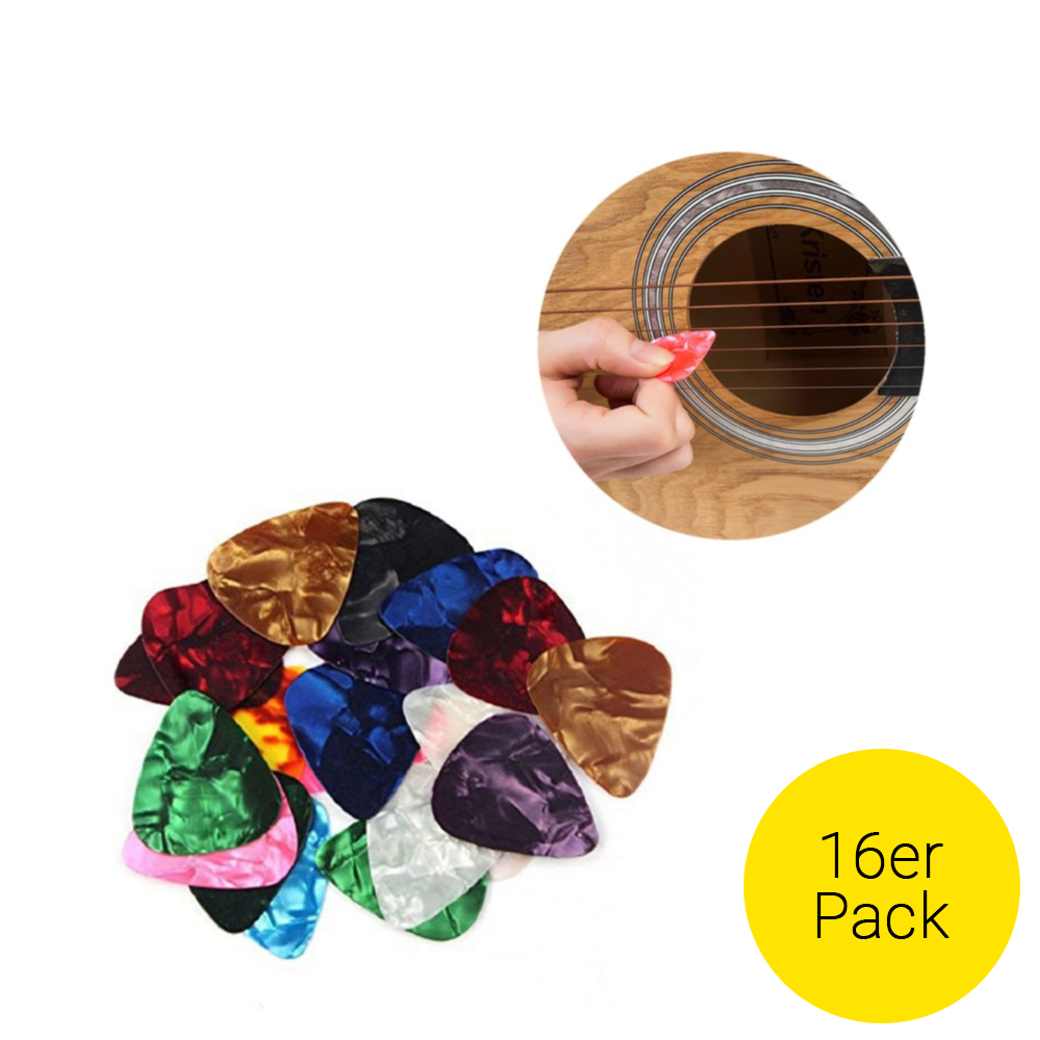 12 Stück Gitarrenplektren Leopardenmuster - 3 Stärken Für Akustik & Bass