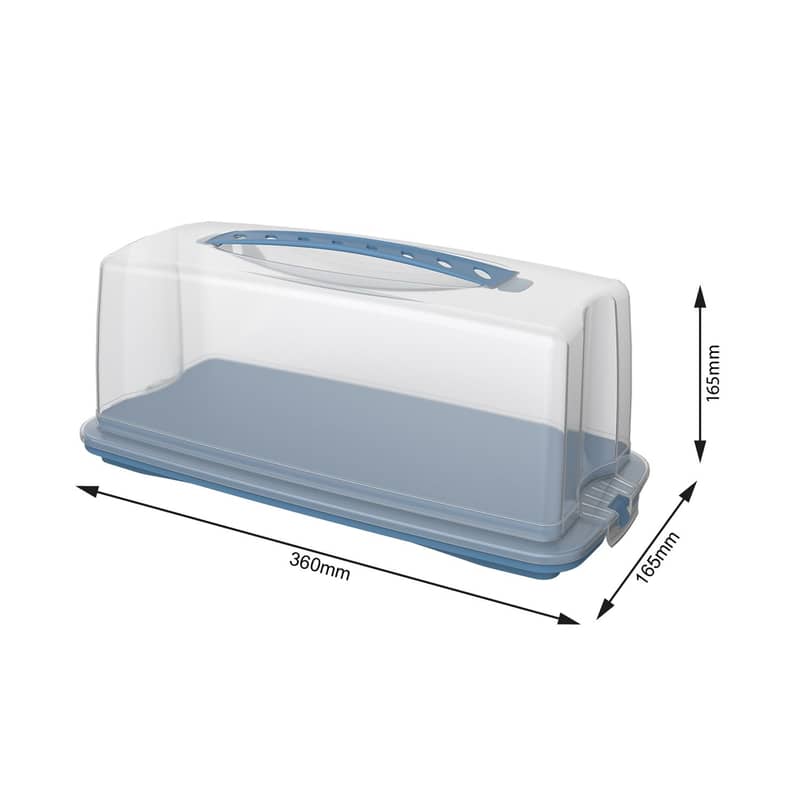 kuchentransport 2 Stück Kuchen Transportbox XL – BigDean Color:Weiß