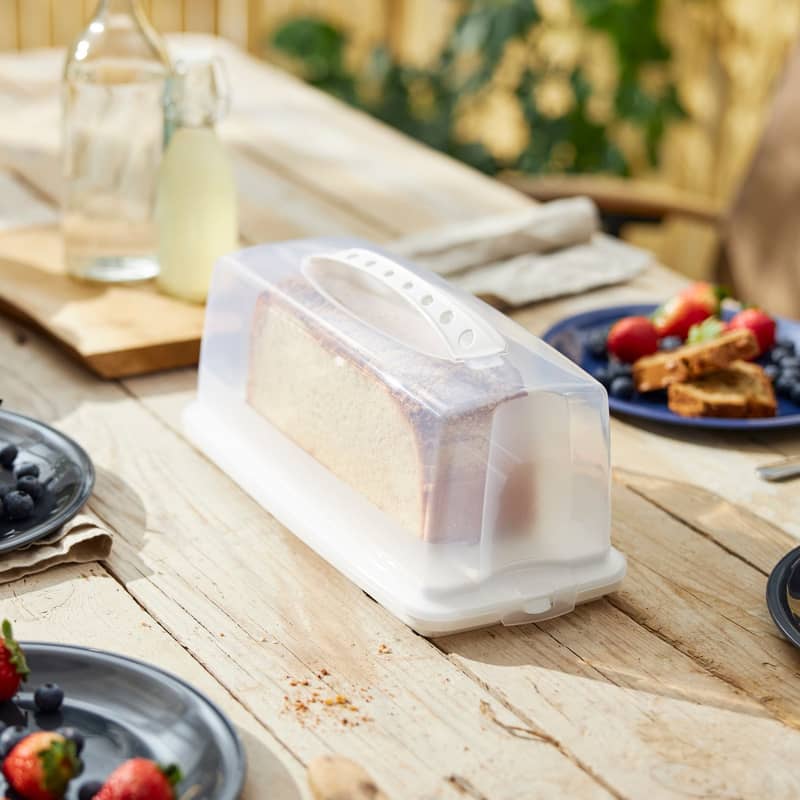 Rotho FRESH Kuchenbox Transport Cakebutler Weiss