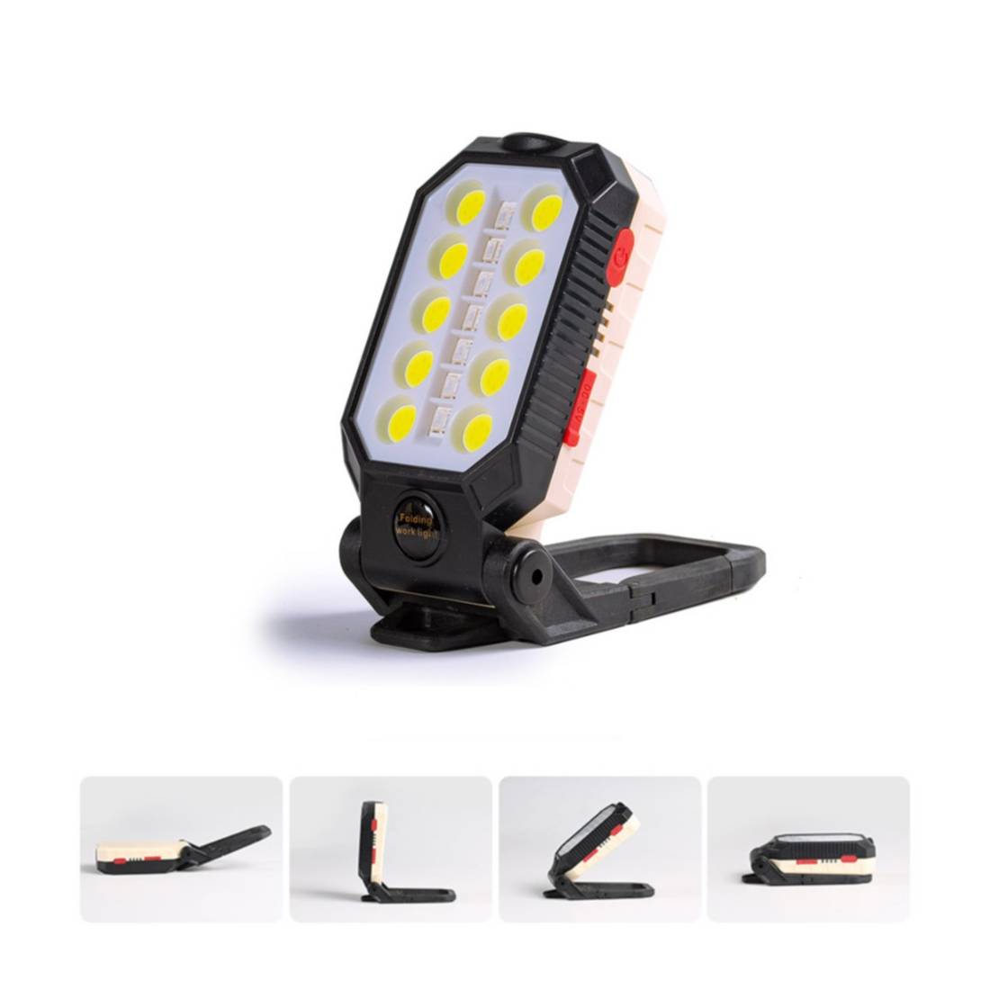Lampe de Lecture de Cou,Rechargeable au lit, 3 Couleurs et 3 Niveaux de