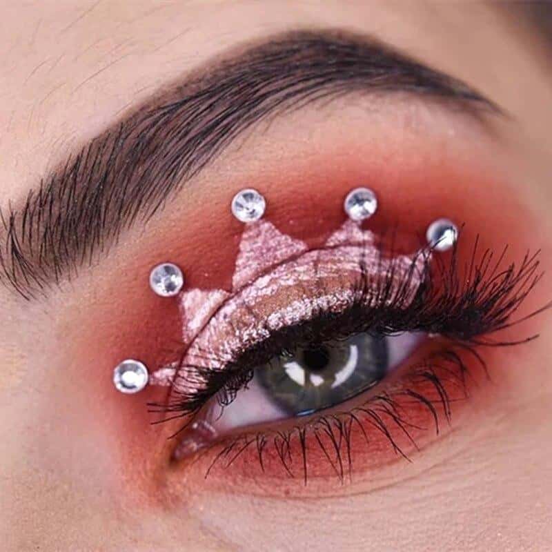Diy Selbstklebende Perlen-edelstein-strass-aufkleber Für Make-up