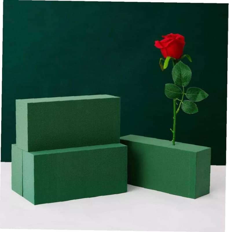2er Set) 22x11cm Blumen Steck Schaum DIY Steckmoos