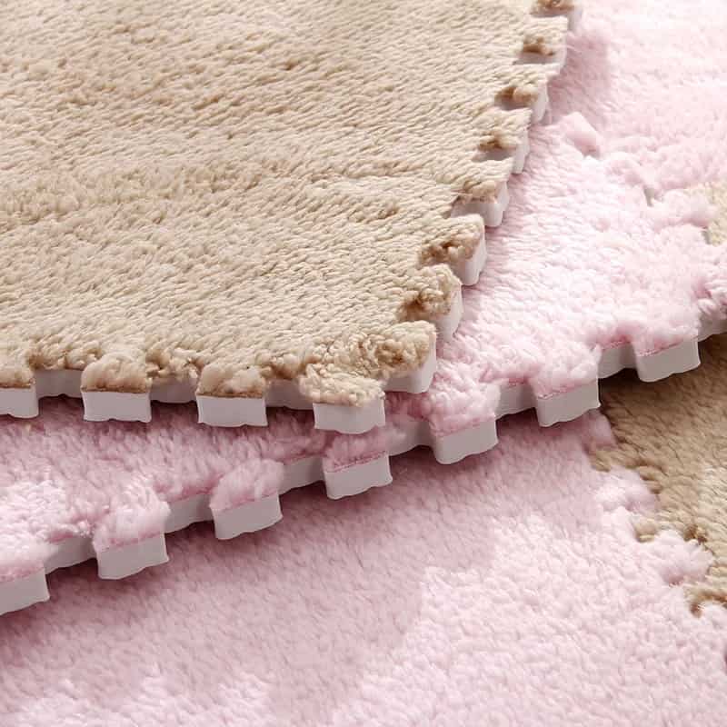 9-teilige Puzzle-Teppichmatte 30x30cm - Weich & Kuschelig Für Kinderzimmer