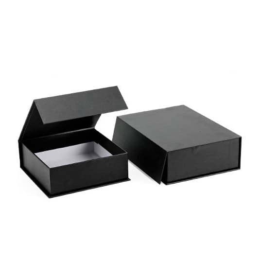 11x11cm) Geschenk Schachtel Box Verpackung Schwarz