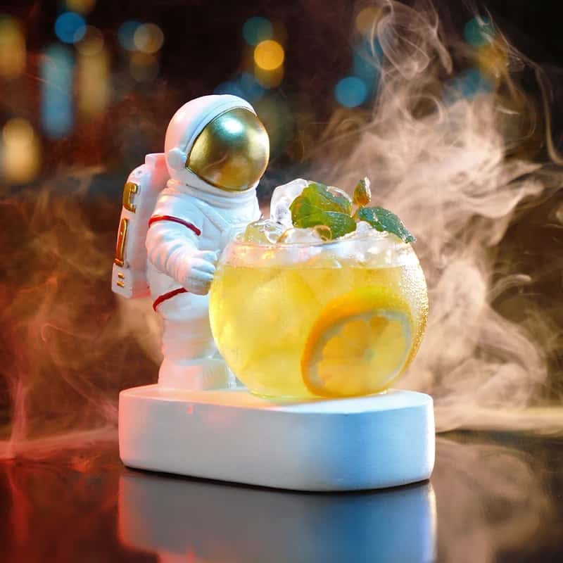 225ml) Astronaut Cocktail Becher LED Getränke Cup