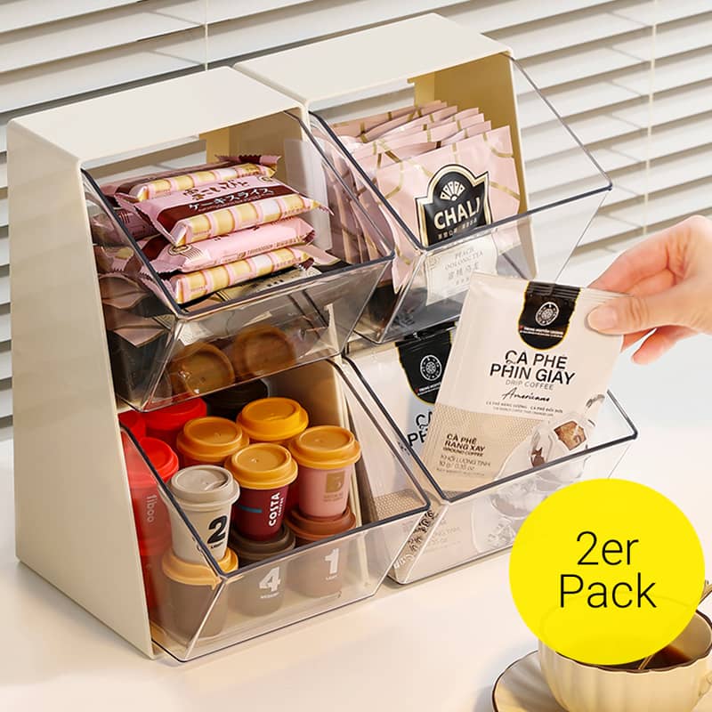 Teebeutel Organizer Ihomecooker Teebeutel-Organizer - Magnetische  Aufbewahrung Fr Khlschrank Teebeutel Aufbewahrung Metall