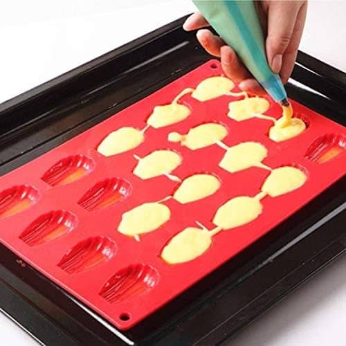 Madeleine-Pfanne Aus Silikon, 3er Set – Je 12 Mulden, Antihaftbeschichtet, Hitzebeständig Bis 230°C, BPA-frei
