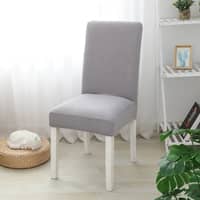 Esmée Stretch Stuhlüberzug Home Deko Stuhlhusse Grau
