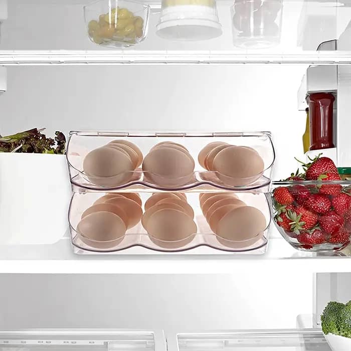 Produktbild von Eierspender Kühlschrank Eierroller Für Kühlschrank, Automatischer