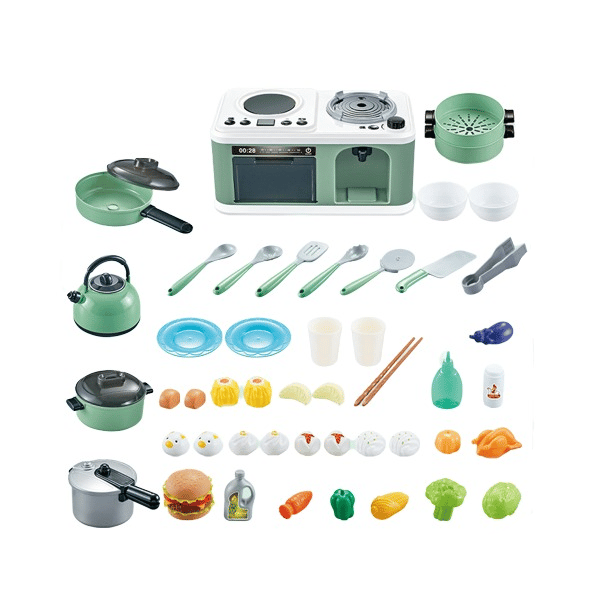PLAY Backofen Spielküche Für Kinder - Mit Licht & Sound, 11-teiliges Küchenzubehör-Set, Fördert Kreativität Ab 3 Jahren