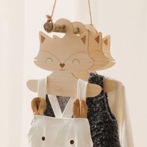 10 Baby-Kleiderbügel Aus Natürlichem Holz – Ideal Für Kinderkleidung, Schonend & Stabil
