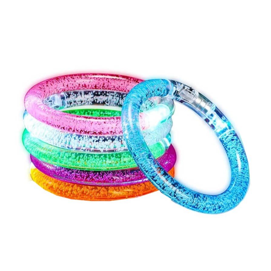 100 Stück Glow Stick Armbänder – Mehrfarbig, Leuchten Bis Zu 10 Stunden, Inkl. Konnektoren, Für Partys & Events