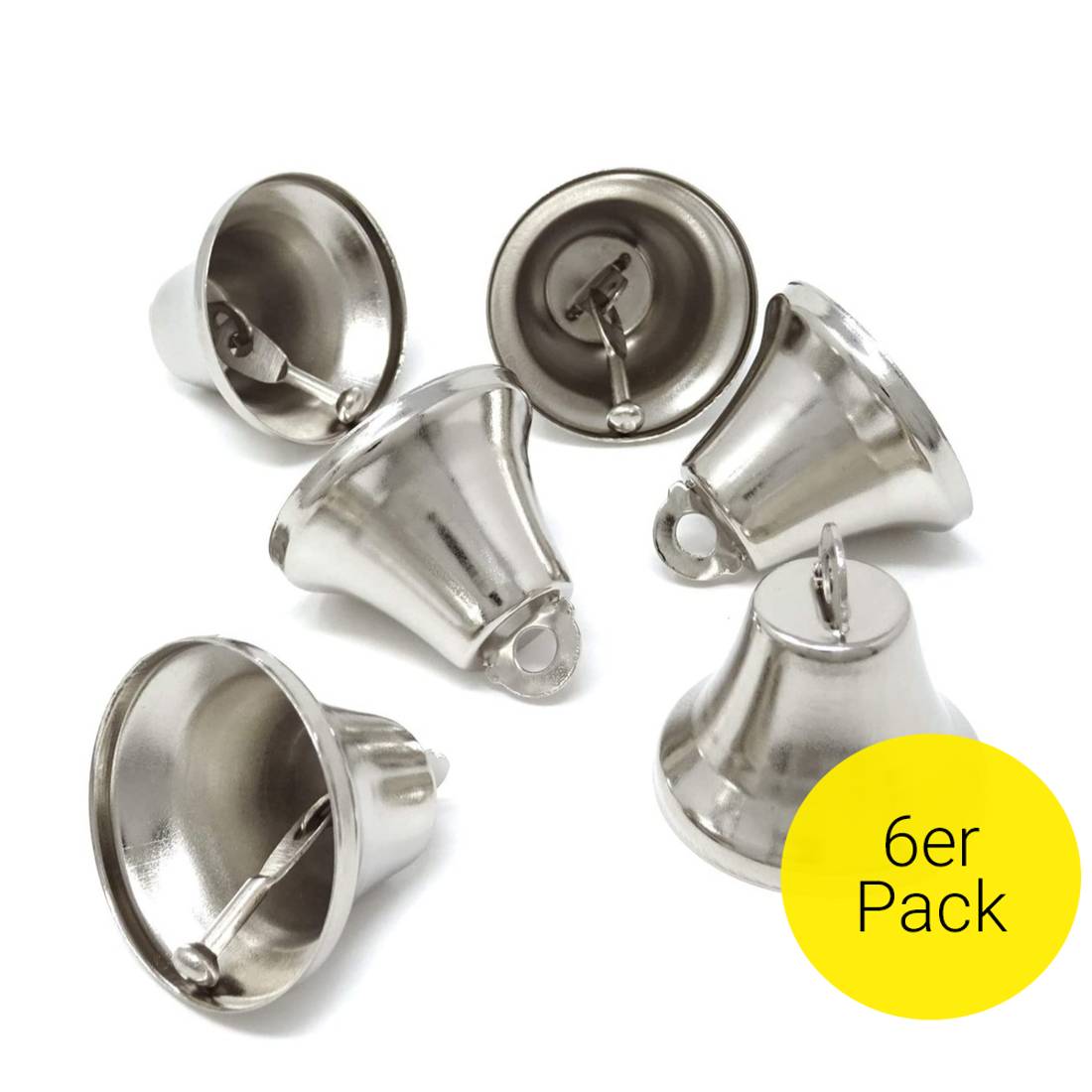 20 Handgefertigte Metallglocken Von Mango Gifts – 5,1 Cm, Rustikal & Ideal Zum Dekorieren