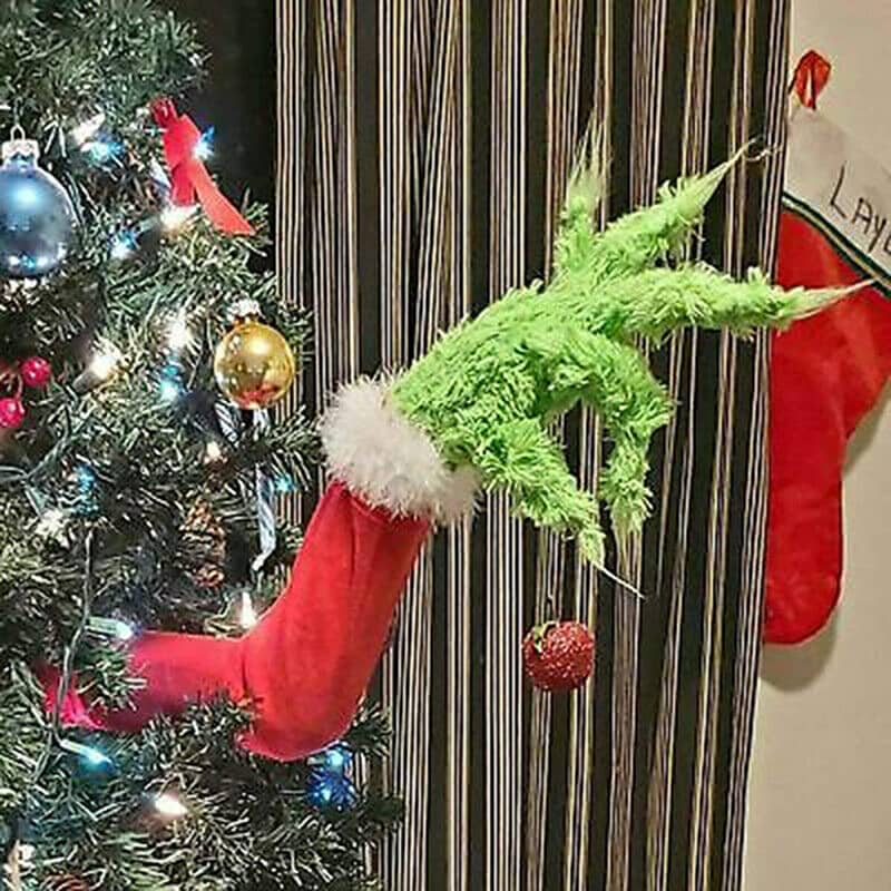 Christbaum Schmuck Plüsch Weihnachts Baum Deko Arm