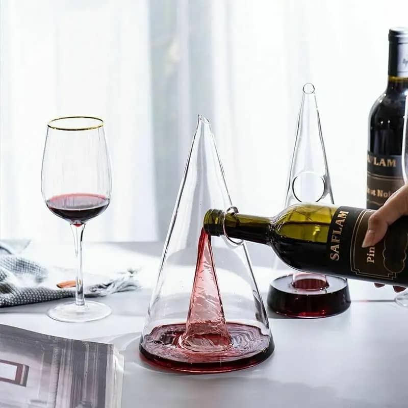 750ml) Deko Glas Karaffe Wein Dekanter Ausgiesser
