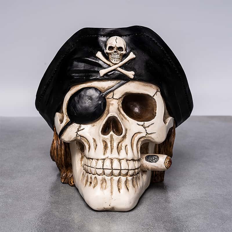 Halloween Grusel Party Deko Totenkopf Schädel Pirat