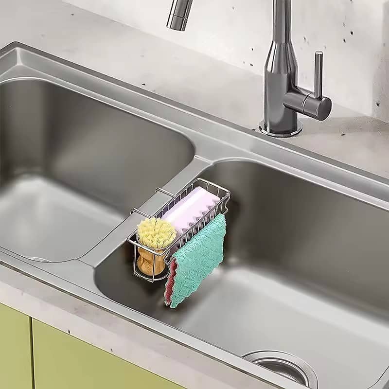 19x8cm Edelstahl Multifunktions Spülbecken Organizer