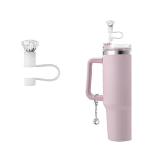 Silikon-Strohhalm-Abdeckung Für Stanley Cups – Diamant-Design, BPA-frei, Waschbar, 10 Mm, Gelb