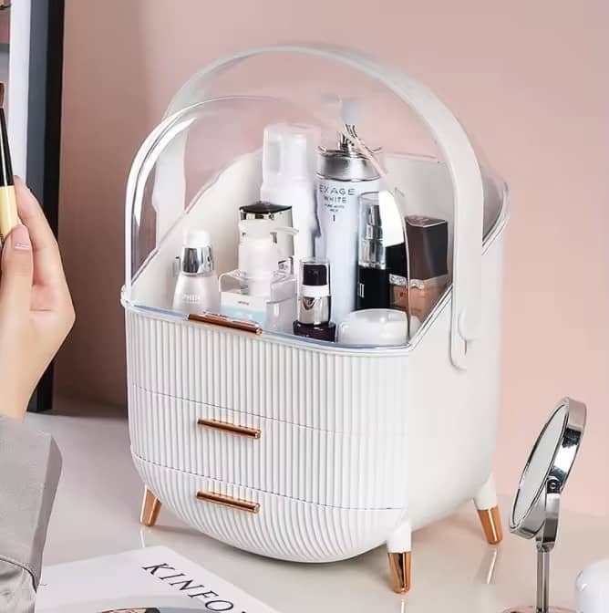 3 Transparente Acryl-Schubladen Zum Stapeln – Make-up-Organizer Für Schminktisch, Büro & Bad
