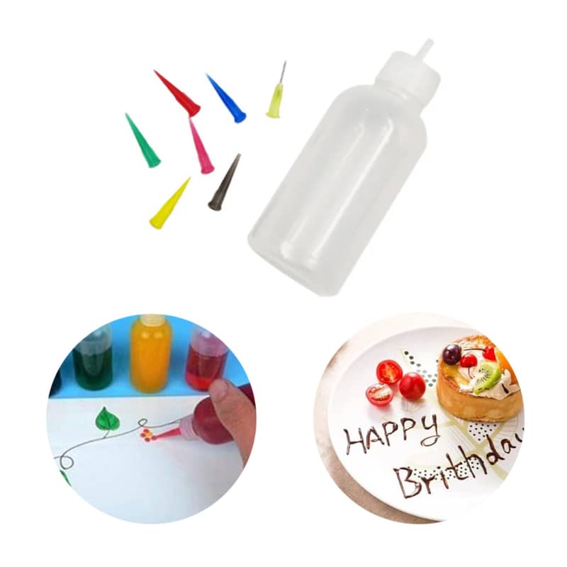 Quetschflaschen 500 Ml 2er-Set Auslaufsichere Quetschflaschen Aus Kunststoff – 500 Ml, Mit Deckel, Perfekt Für Kleber, Farbe & DIY-Projekte (weiß)