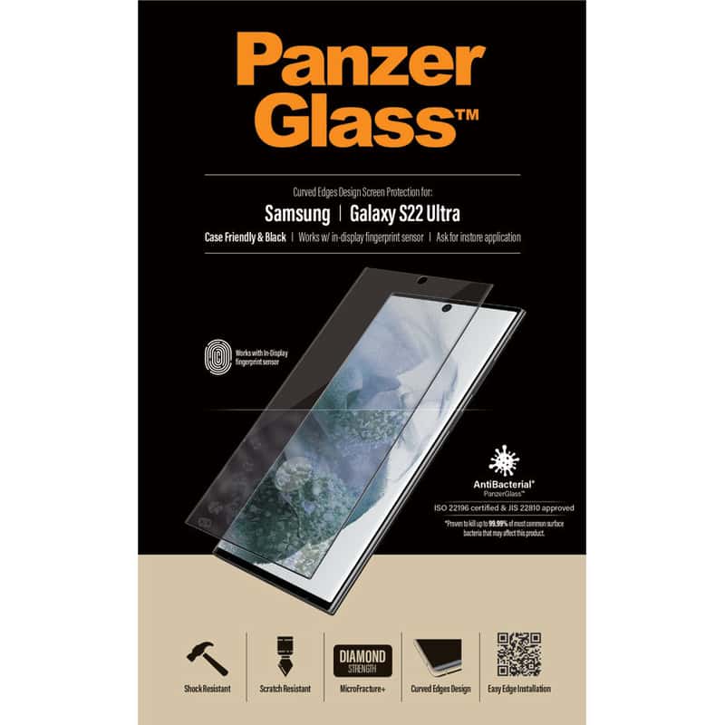 PanzerGlass Galaxy S22 Ultra 5G Antibakteriell Glas