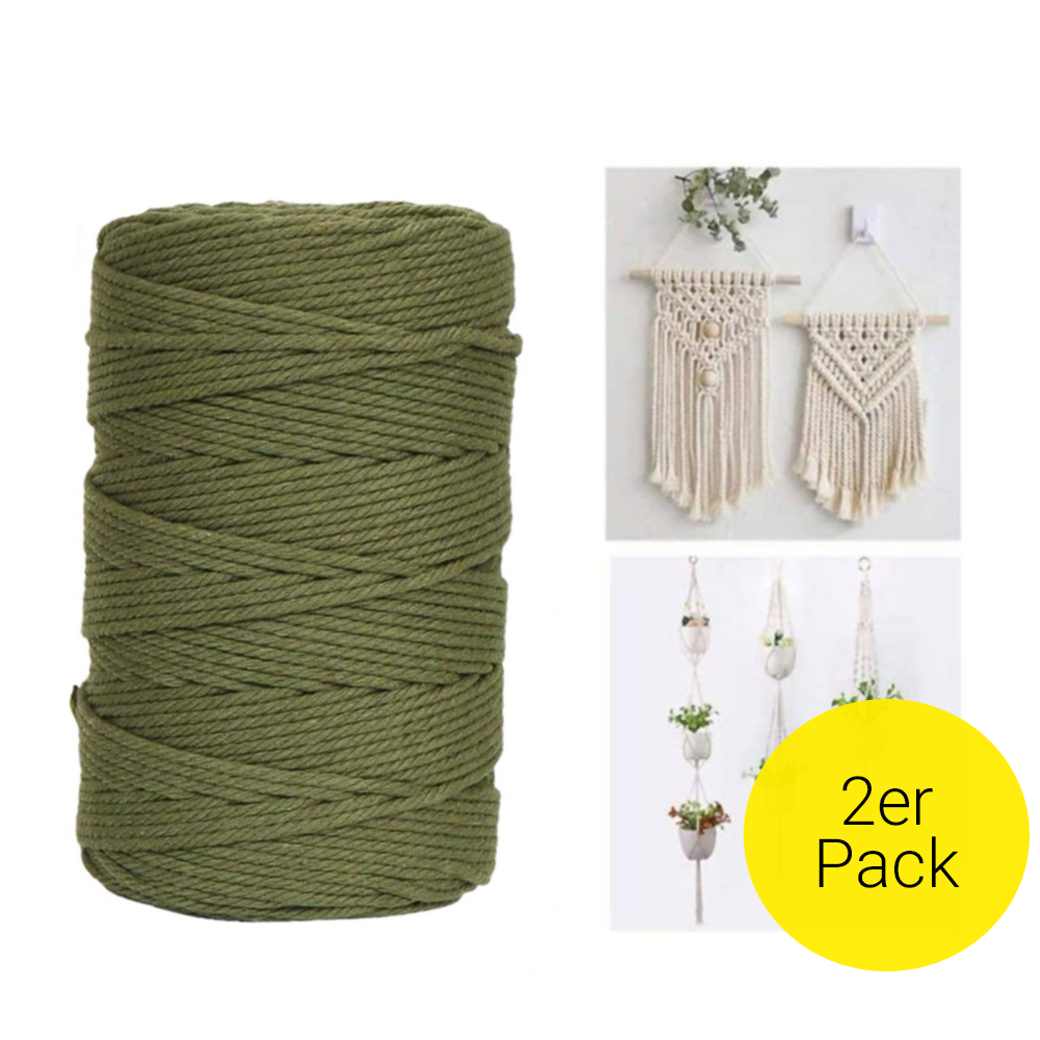 Basteln Makramee Garn Migros Candini Premium Makramee Garn Gedreht