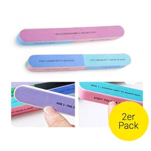 Akoak Nagelfeilen-Set – 60-70 Stück, Bunte Schleifschwämme Zum Polieren & Formen