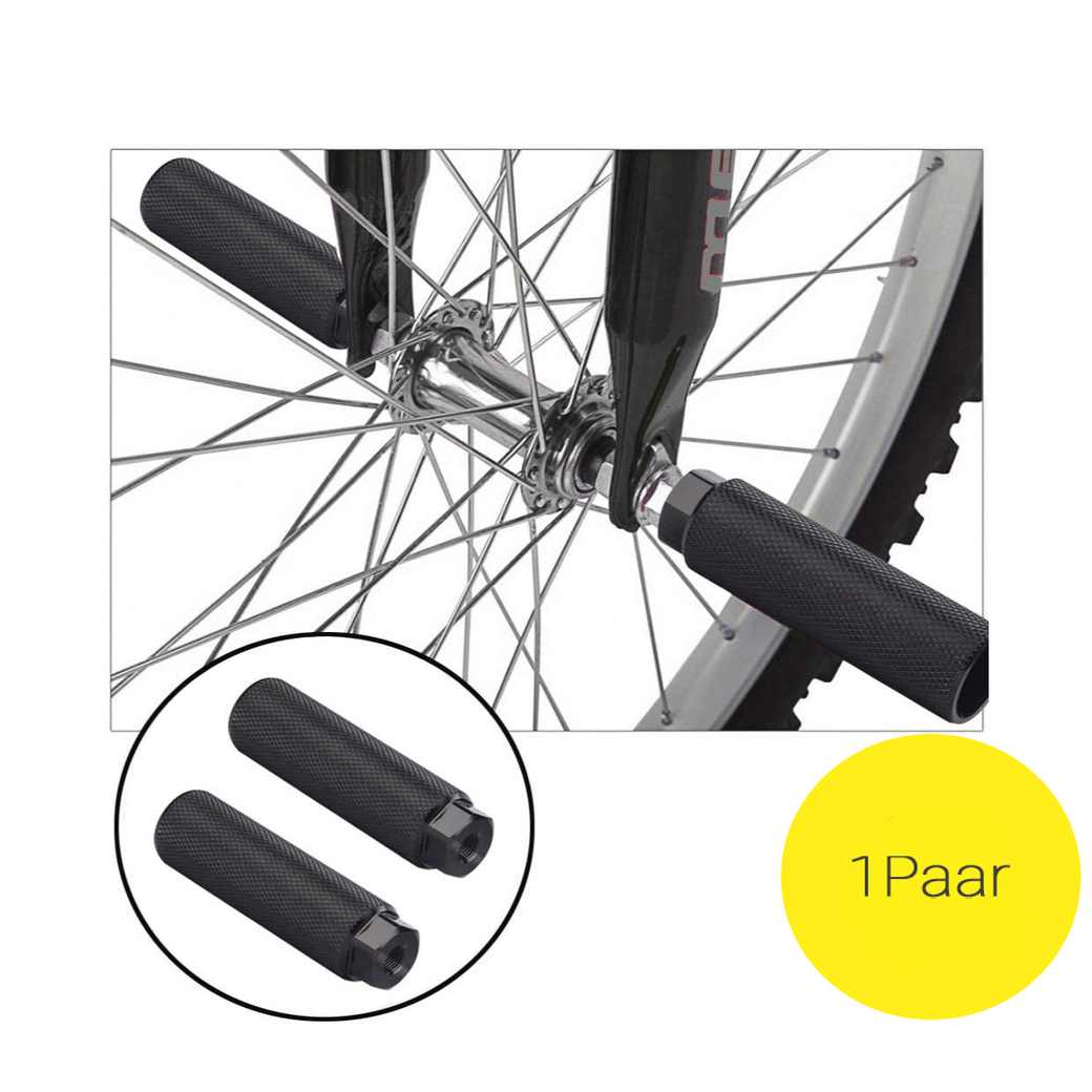 2er Set) Aluminium Rutschfeste Fahrrad Bike Pegs