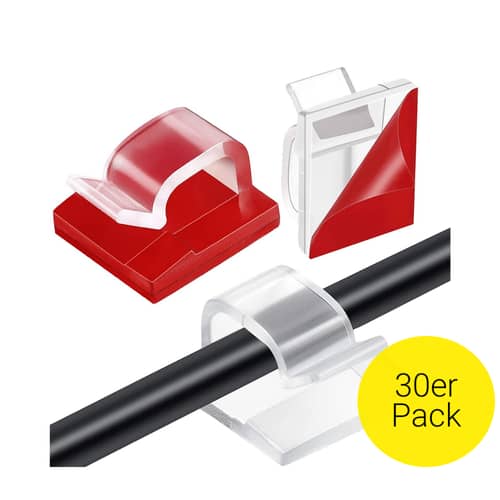 Silikon Kabel-Organizer & Wickler – Flexible Clips Mit Klebepad Für USB-Kabel & Mehr