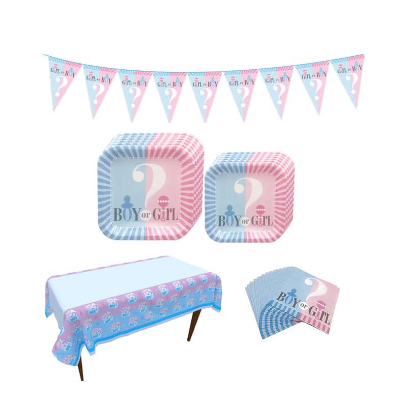 Party Deko 18 tlg XL Dekoration Set Geburtstag Hochzeit Girlande Pink 