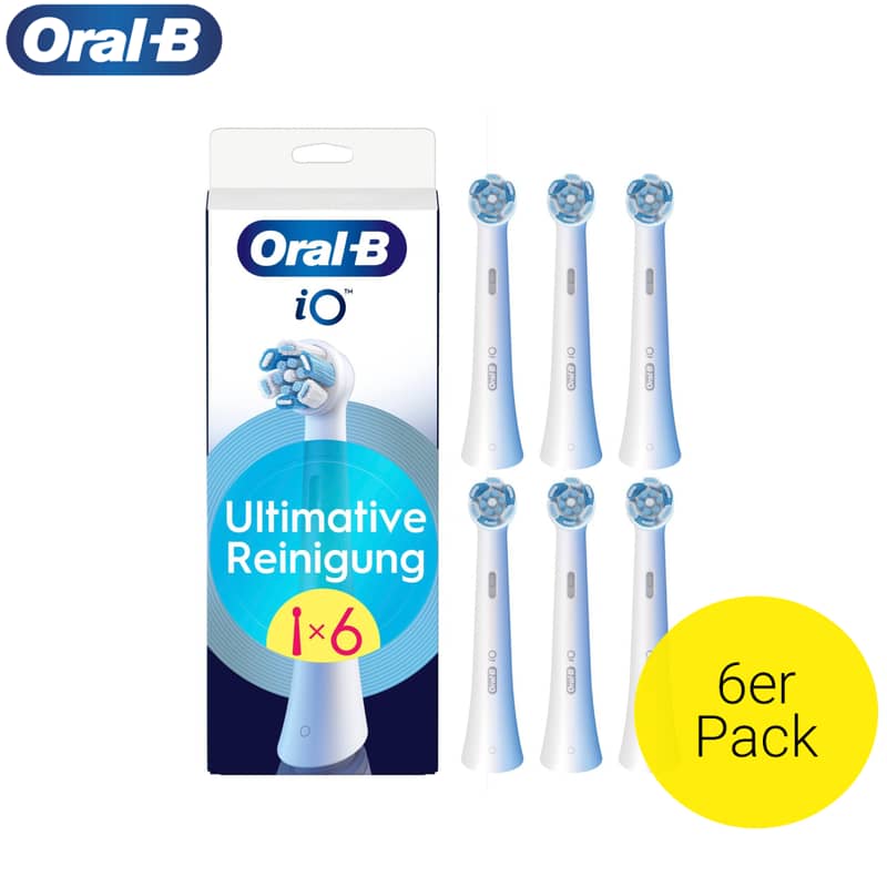 Oral-B 6er Set iO Ultimative Reinigung Zahnbürstenkopf