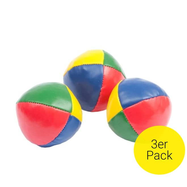 Masyrt Jonglierbälle Set 3 Stück – Rot-schwarz, PU-Leder, EPS-Füllung, Für Anfänger
