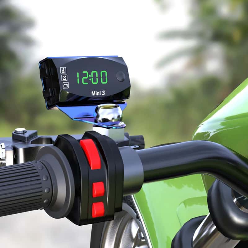 Shopping Motorrad 3 In 1 Digitale Zeituhr + Thermometer +