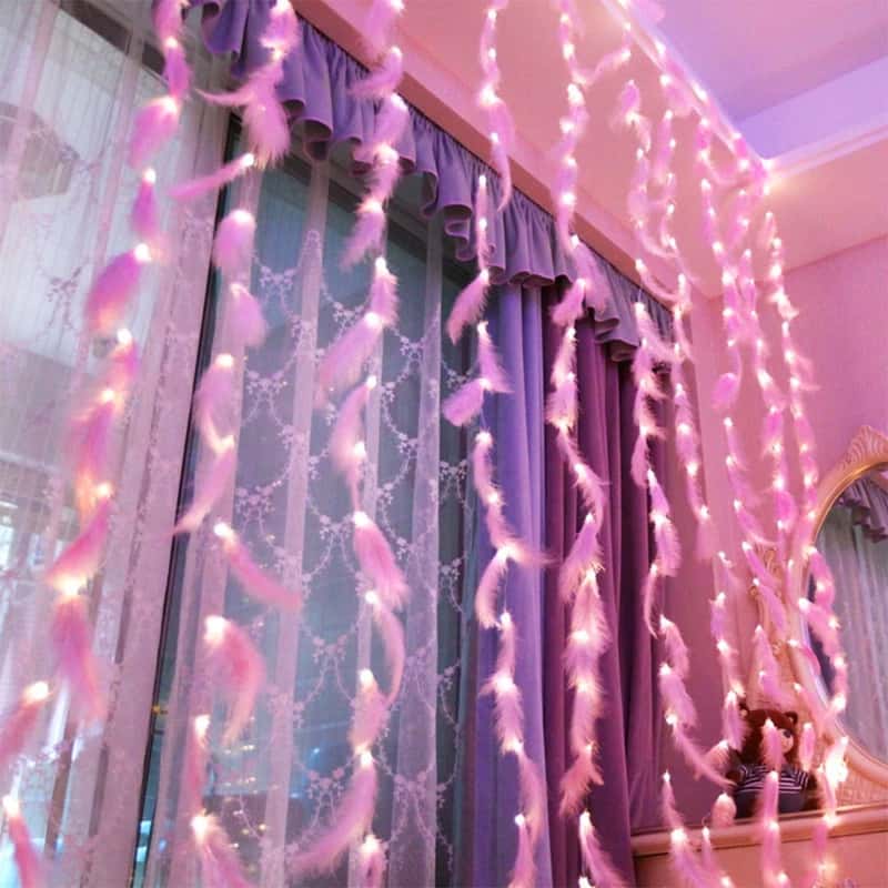 Feder String Lichter, Led dekorative Lichter, Fernbedienung