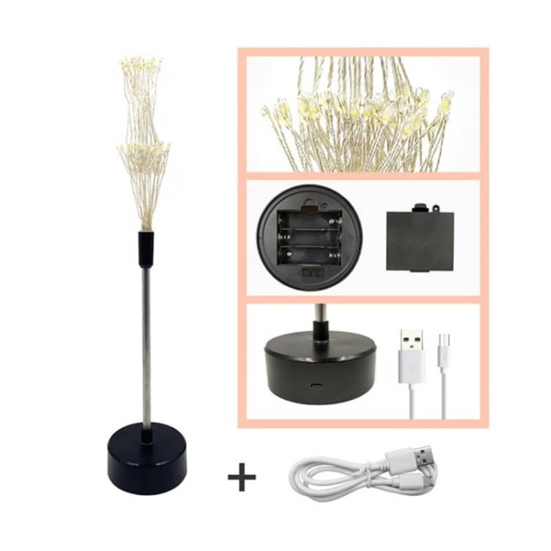 45cm) LED Deko Licht Party Lampe Bonsai Warmweiss