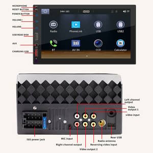 Bluetooth 5.0 Radio Mit Rückfahrkamera Apple Carplay Autoradio 2