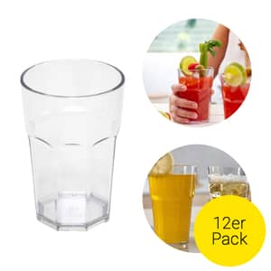Aatriet Transparente Kunststoffbecher 680 Ml – 100 Stück, Für Partys & Hochzeiten