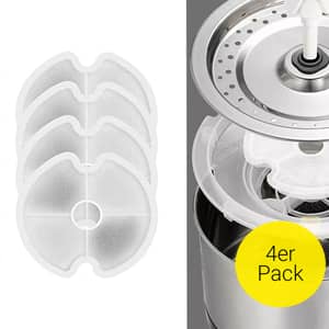 Katzenbrunnen Filter – 16 Stück, Kompatibel Mit WF050 & WF100, Mit Aktivkohle