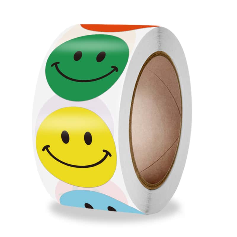 Aufkleber Smiley  verschiedene Farben - Aufkleber-Shop