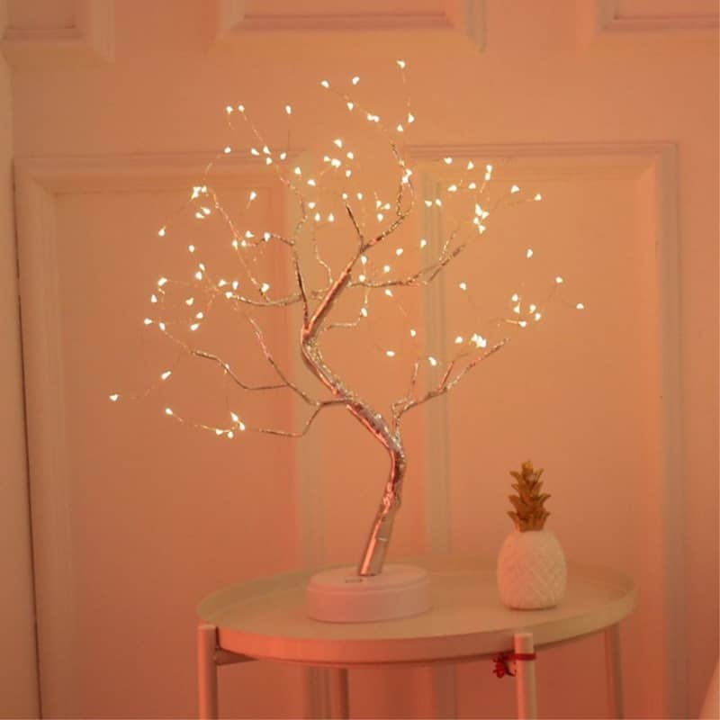 50cm) LED Deko Licht Party Lampe Bonsai Warmweiss