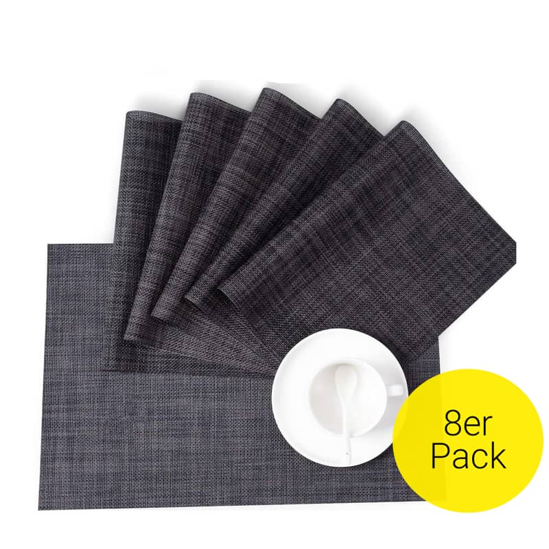 8er Set) 45x30cm Hitzebeständige Teller Tischunterlage