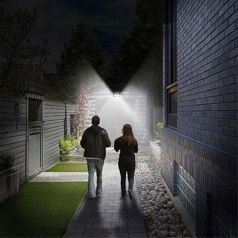 2x Wandlampe Außenlampe Wandleuchte LED Solar Beleuchtung Lampen Gartenleuchte 