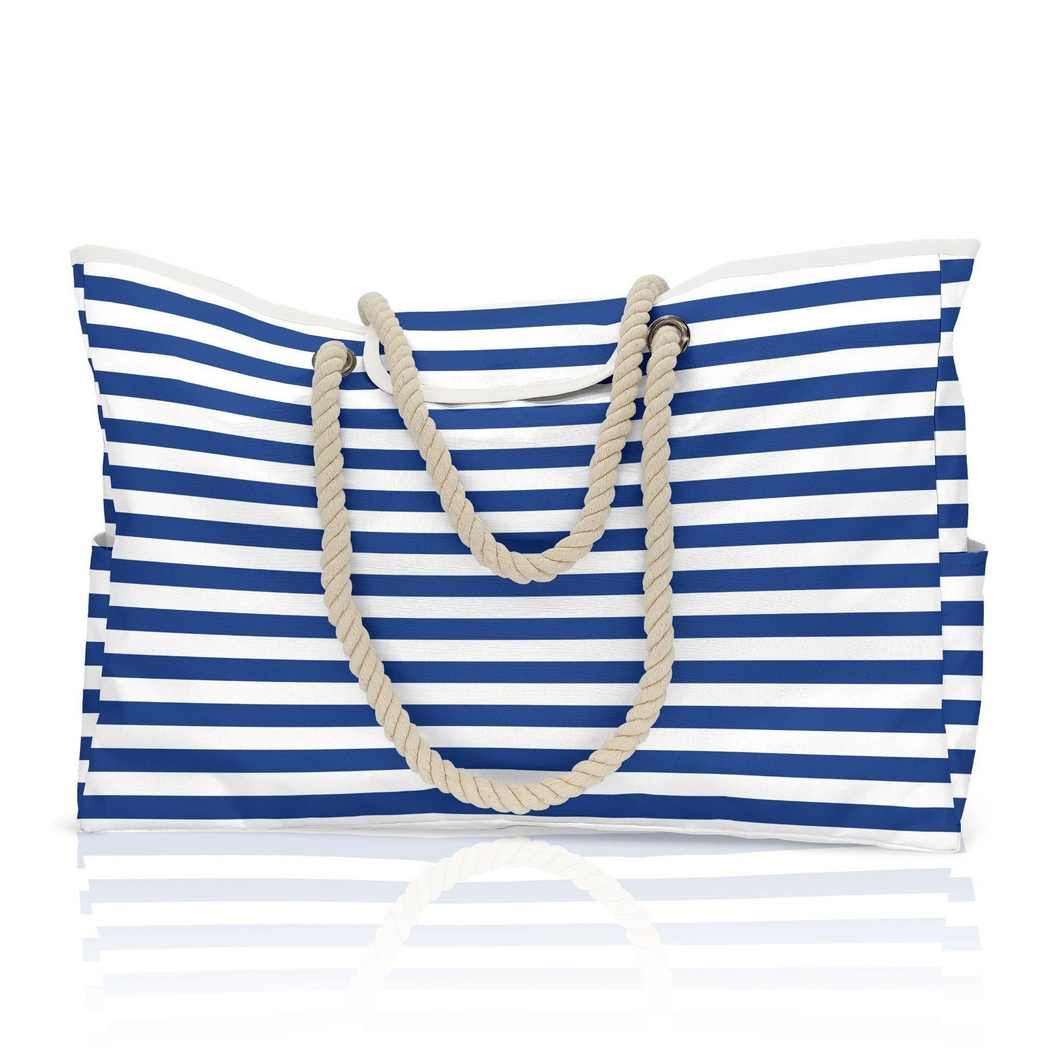 Strandtasche blau weiss clearance