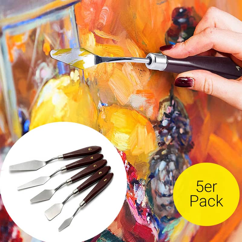 7-teiliges Malmesser Set Edelstahl – Spachtel Für Acrylmalerei, Ölmalerei & Gouache – Palettenmesser Set 7-teiliges Malmesser Set Edelstahl – Spachtel Für Acrylmalerei, Ölmalerei & Gouache – Palettenmesser Set