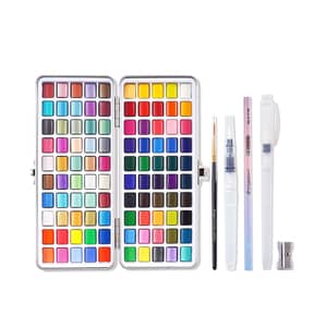 Aquarellfarben-Set Mit 168 Farben Inkl. Neon, Metallic & Klassik – Mit Zubehör Für Künstler & Reise