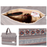 Universal 13" Laptop Notebooktasche aus Canvas Stoff mit Fächern + Schultergurt - Grau - MacBook Pro 13" (2022) Zubehör - Bild 6