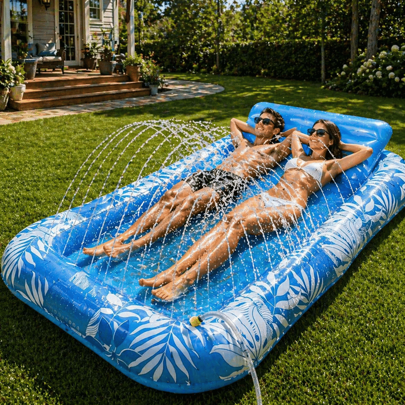 208x130) Tanning Pool für 2 Personen mit Sprinkler