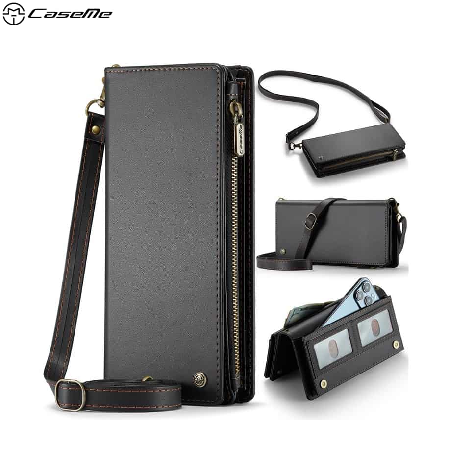 Geldbörse Leder Handytasche Und Portemonnaie Zum UmhÃ¤ngen